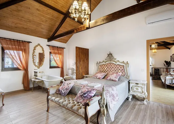 펜션 Casas Da Chica Com Piscina, Arouca *