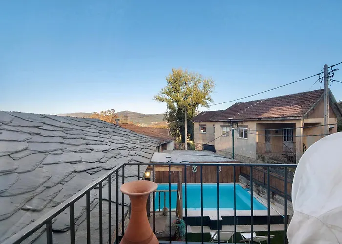 펜션 Casas Da Chica Com Piscina, Arouca Espiunca